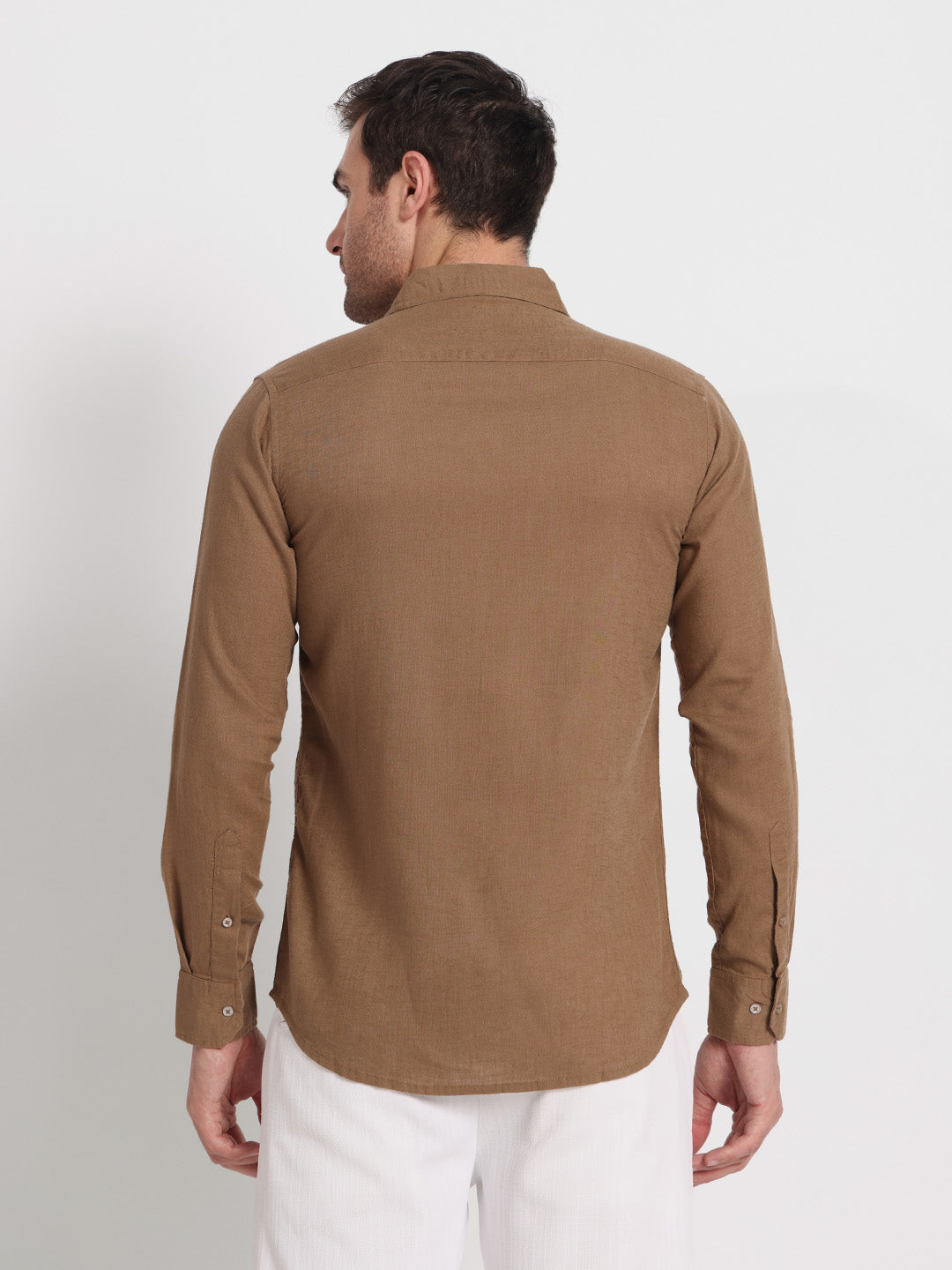Brown Linen Shirt