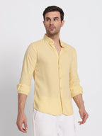 Yellow Linen Shirt