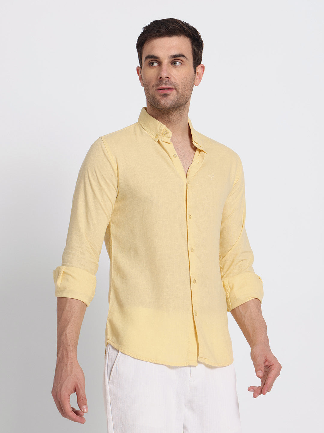 Yellow Linen Shirt