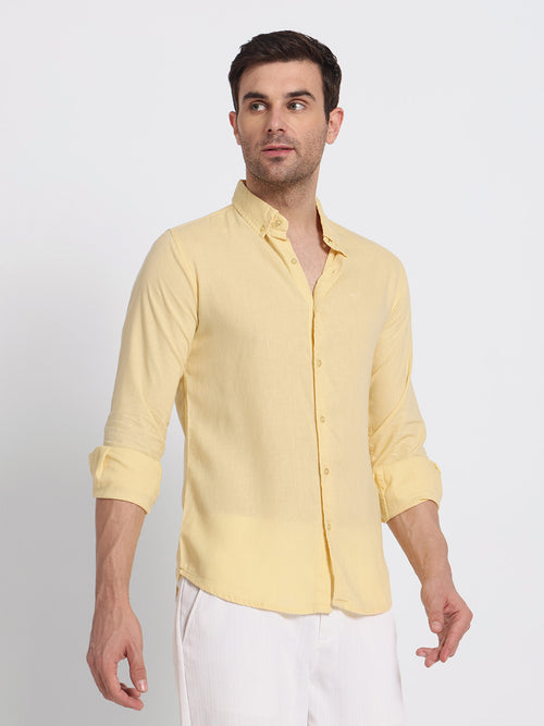 Yellow Linen Shirt