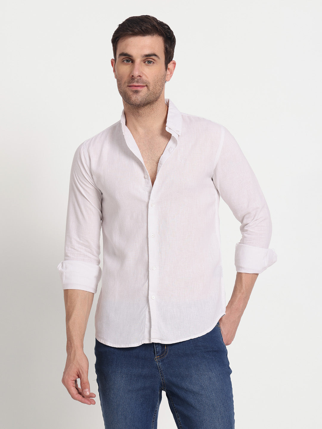 White Linen Shirt