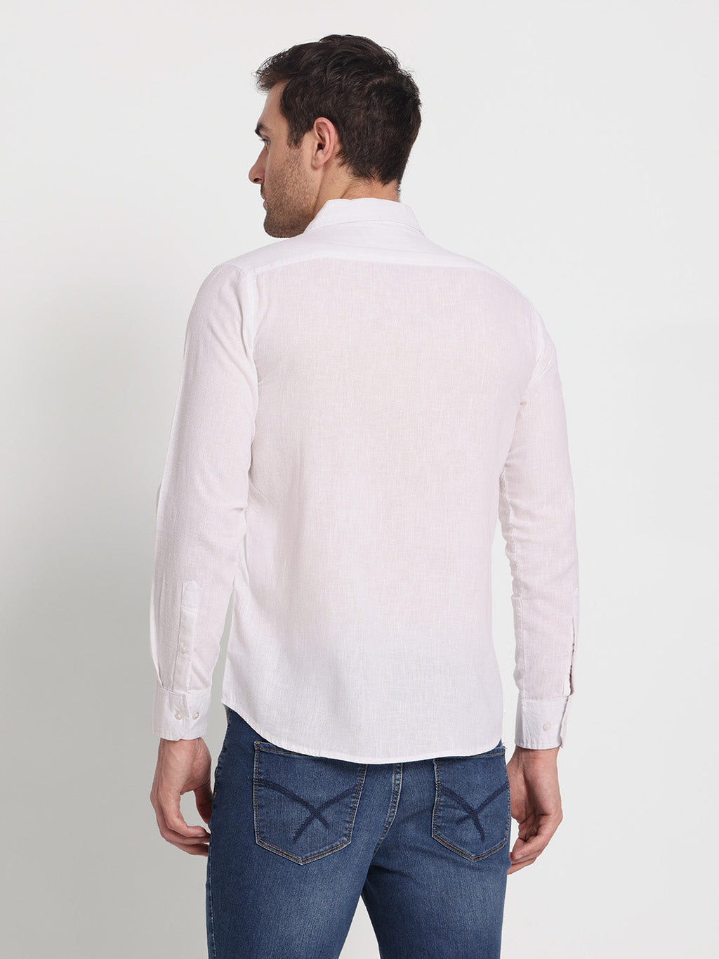 White Linen Shirt For Men