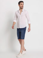 White Linen Shirt For Men