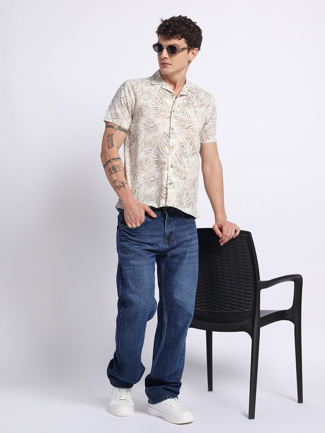 Printed Half Shirt For Men