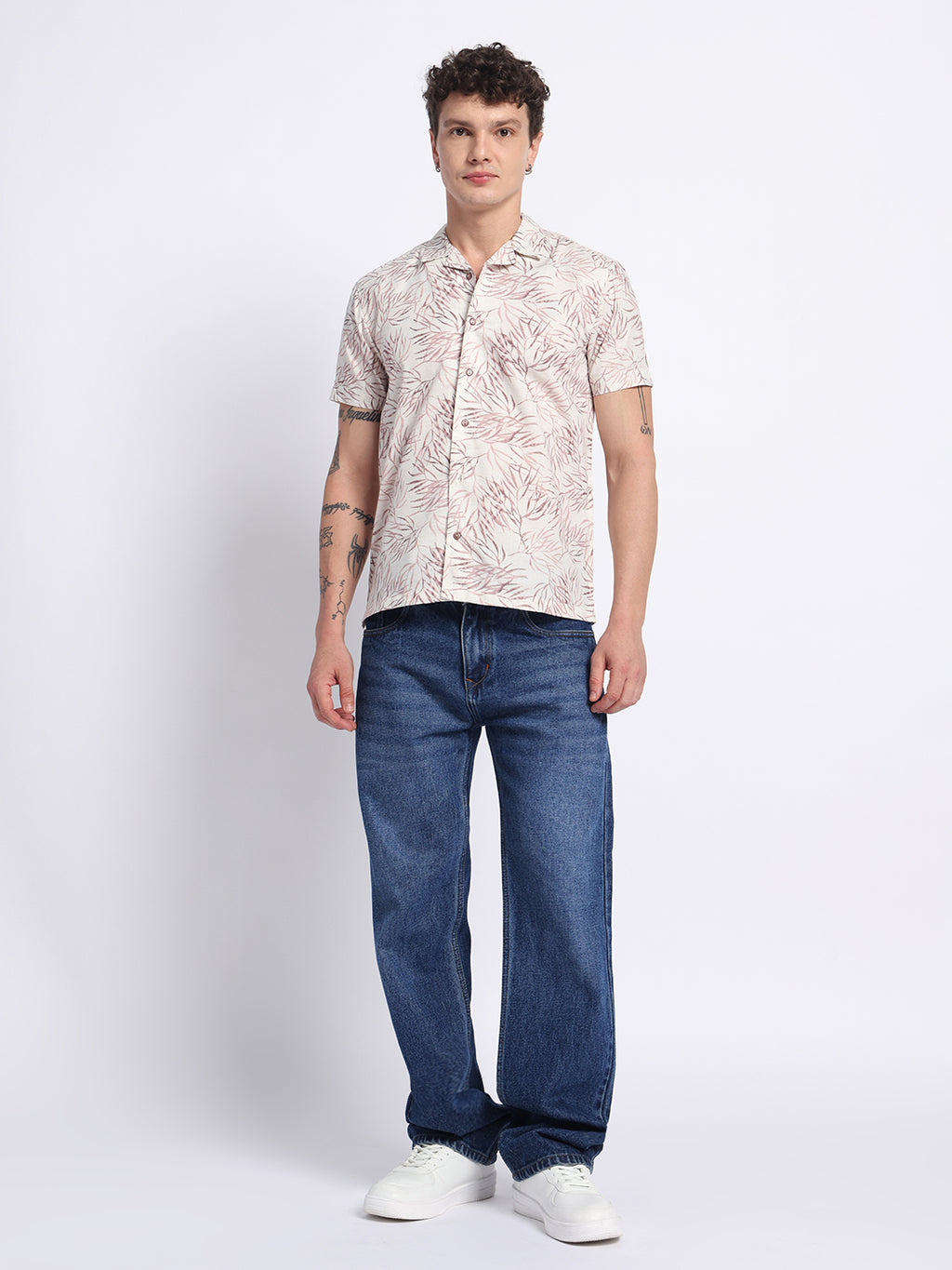 Onion Half linen cotton shirt
