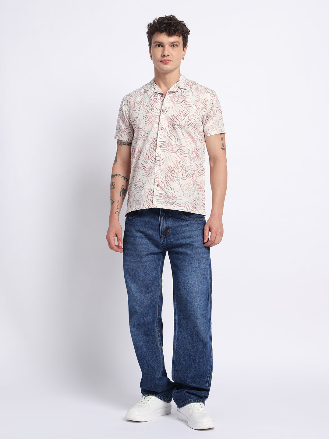 Onion Half linen cotton shirt