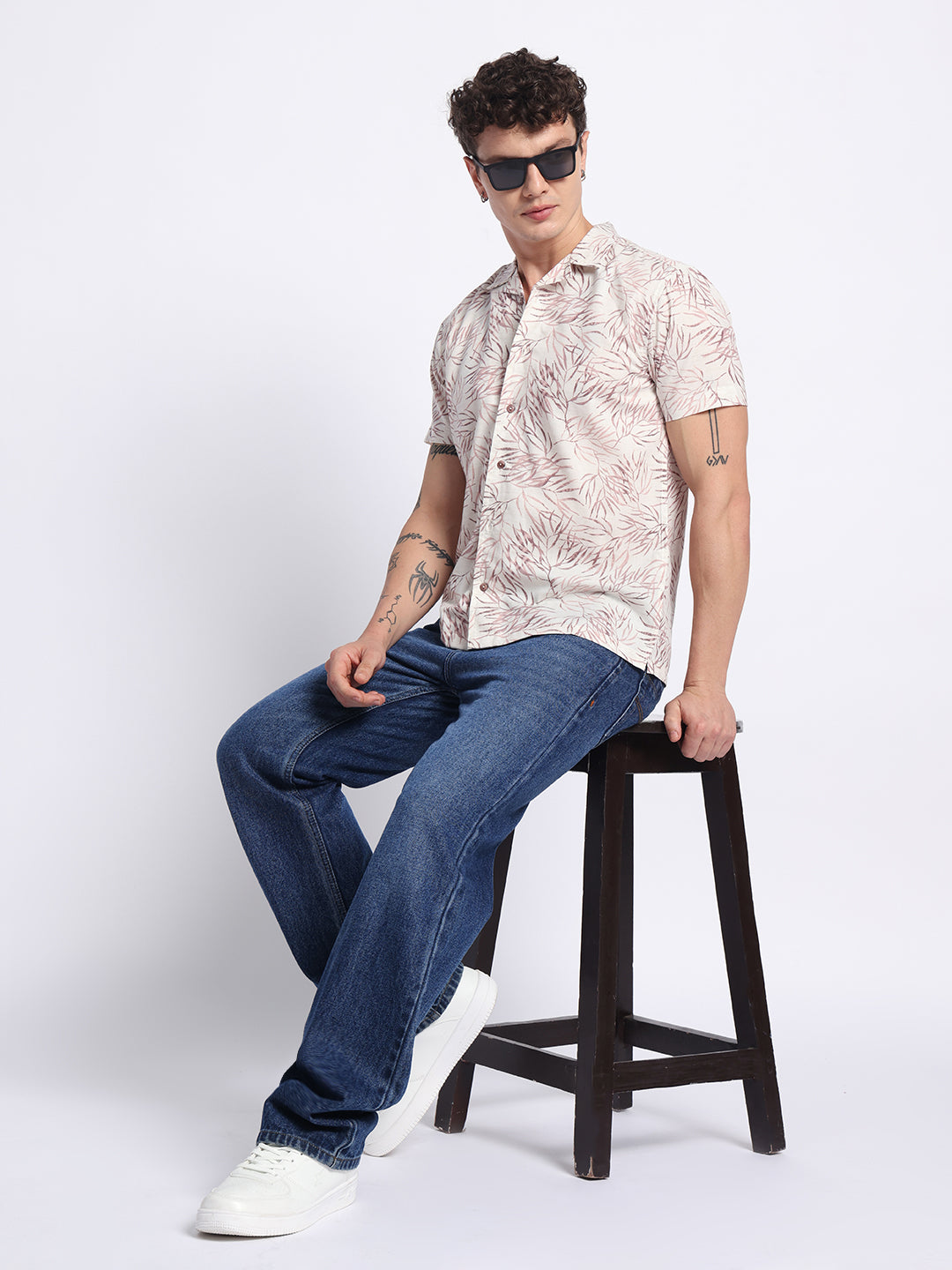 Onion Half linen cotton shirt