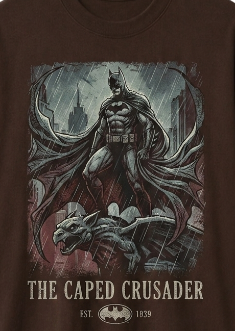 Batman Oversize Brown T-shirt (Cotton)