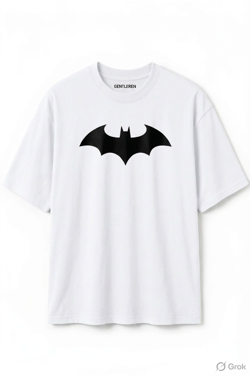 Batman Oversize White T-shirt (Cotton)