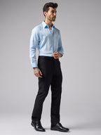 Blue Sateen Shirt