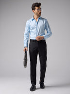 Blue Sateen Shirt