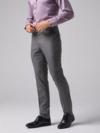 Charcoal Flexi Waist Trouser