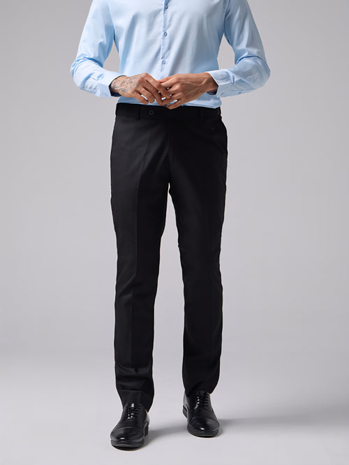 Black Flexi Waist Trouser