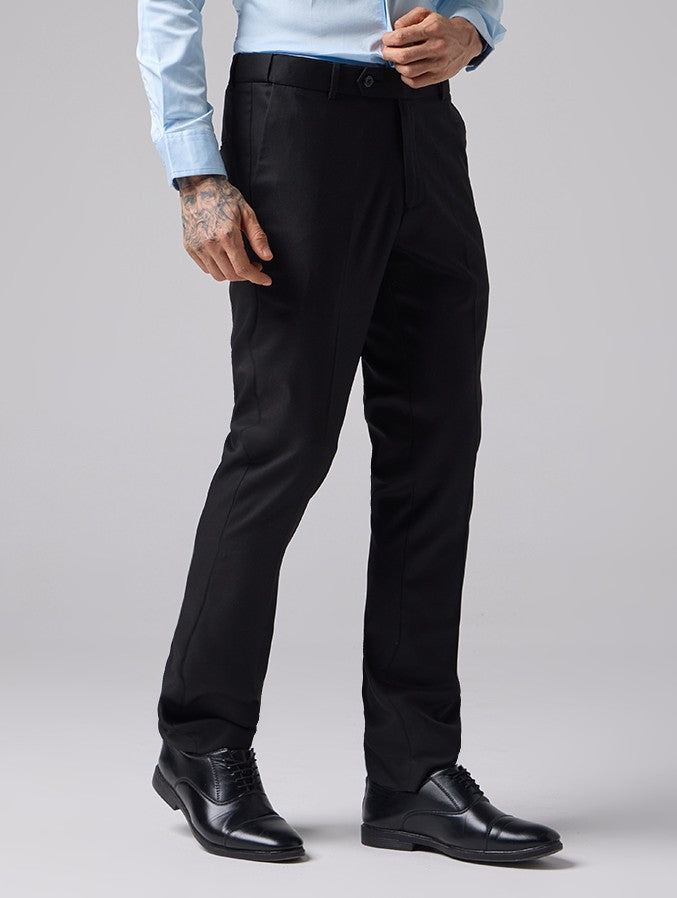 Black Flexi Formal Pant