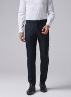 Navy Flexi Waist Trouser