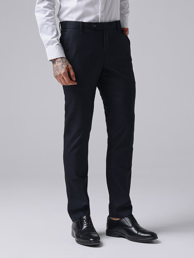 Navy Blue Flexi Formal Pant