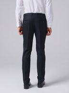 Navy Flexi Waist Trouser