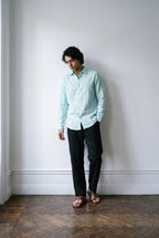 Linen Mint Blue Shirts