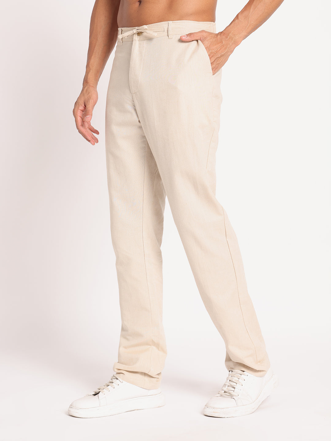 Khakhi Linen Pant
