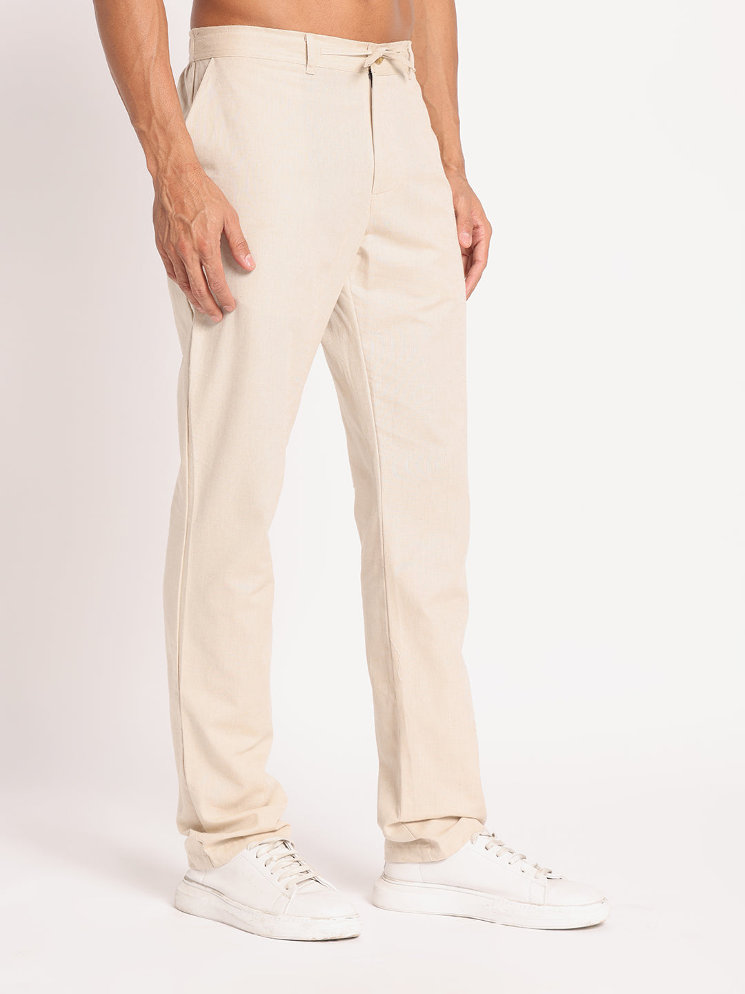 Khakhi Linen Pant