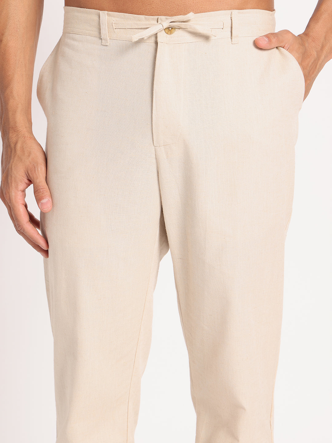 Khakhi Linen Pant