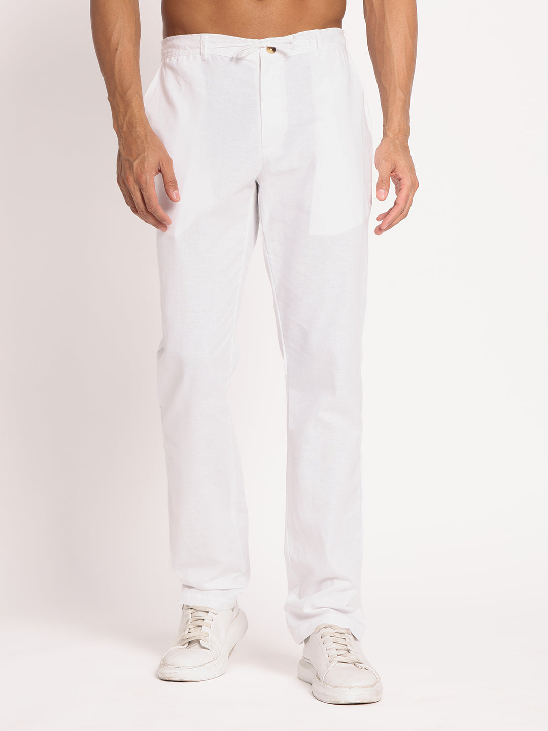 White Linen Pant