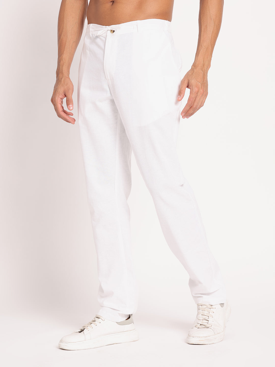 White Linen Pant