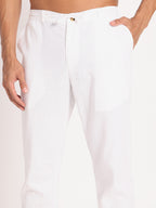 White Linen Pant