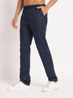 Navy Linen Pant