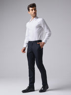 White Formal Satin Shirt For Men