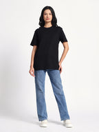 Black Round Neck T-Shirt