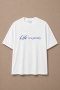 Life Oversize White T-shirt (Cotton)