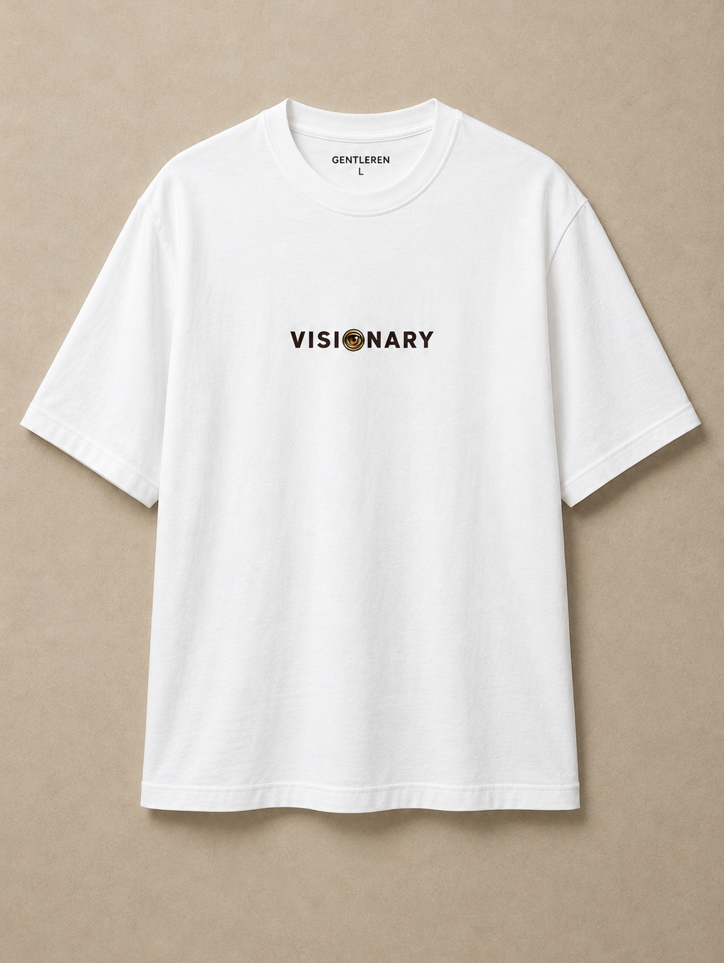 Visionary Oversize White T-shirt (Cotton)
