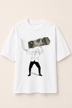 Money Oversize White T-shirt (Cotton)