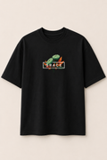 Grace Oversize Black T-shirt (Cotton)