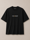 Visionary Oversize Black T-shirt (Cotton)