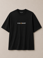 Visionary Oversize Black T-shirt (Cotton)