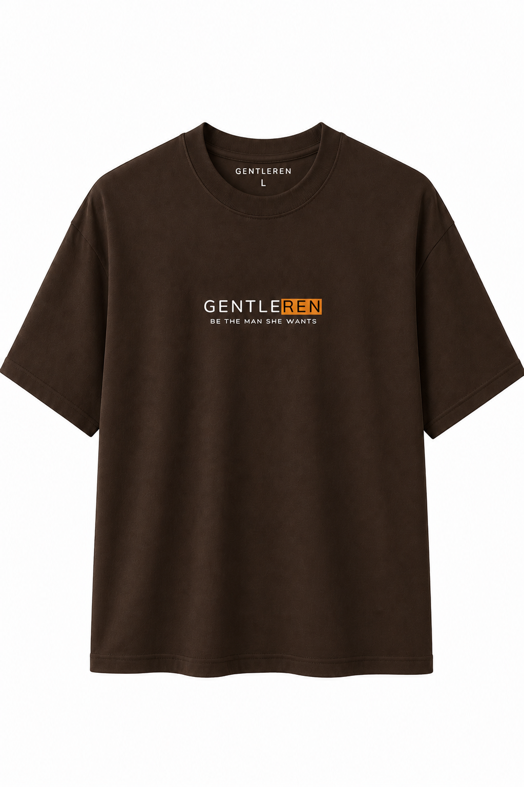Gentleren Oversize Brown T-shirt (Cotton)