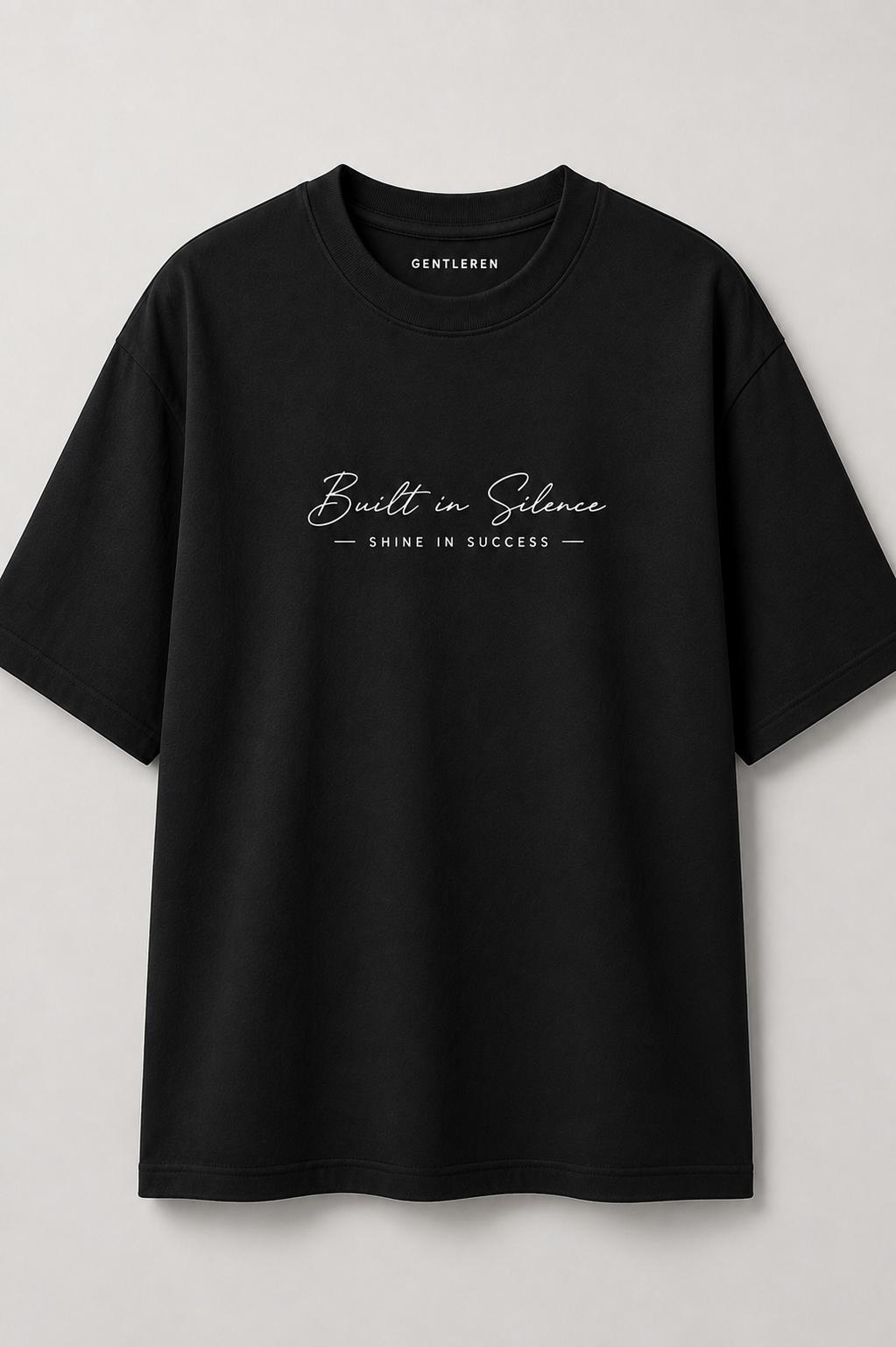 Success Oversize Black T-shirts (Cotton)