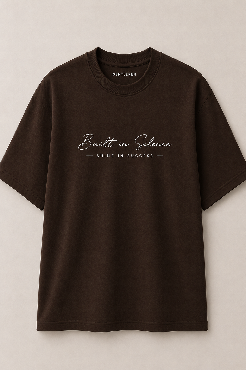 Success Oversize Brown T-shirts (Cotton)
