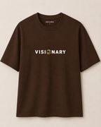 Visionary Oversize Brown T-shirt (Cotton)