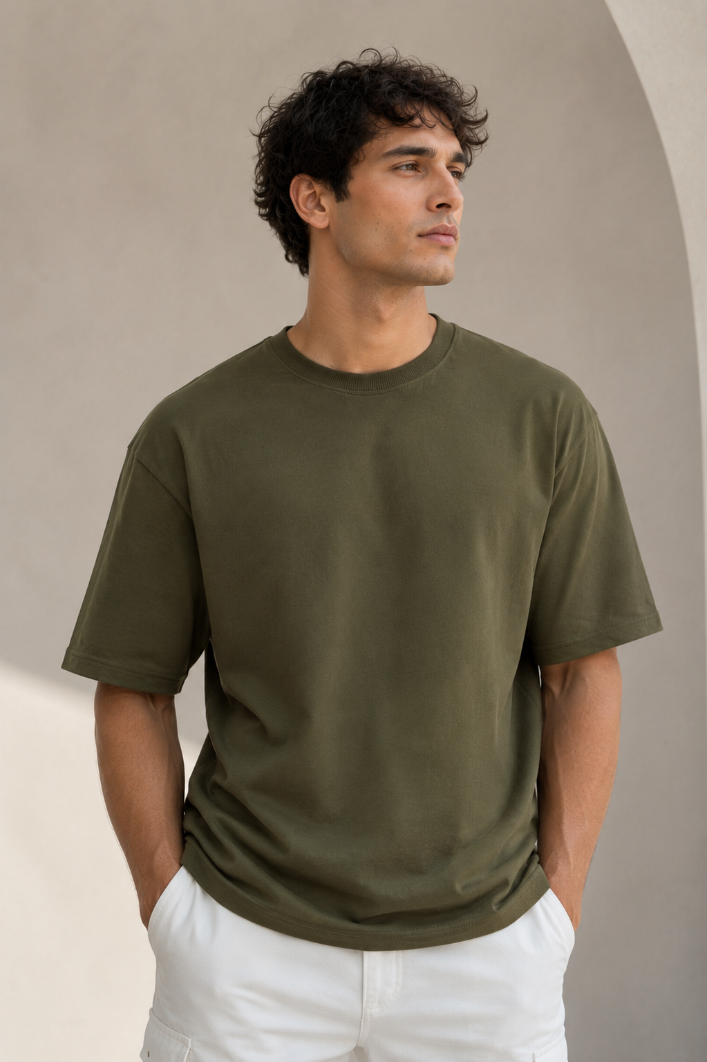 Interlock Over size t-shirt (Cotton)