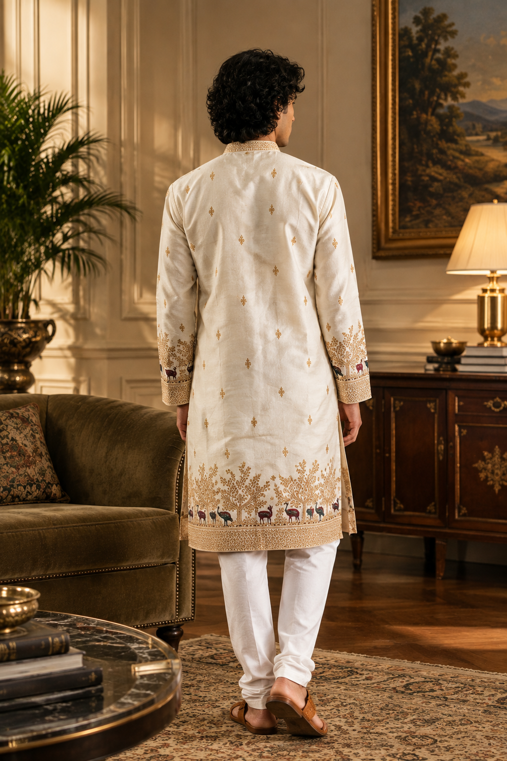 Jackquard Kurta