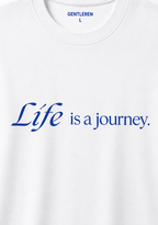 Life Oversize White T-shirt (Cotton)
