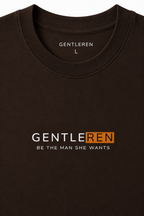 Gentleren Oversize Brown T-shirt (Cotton)