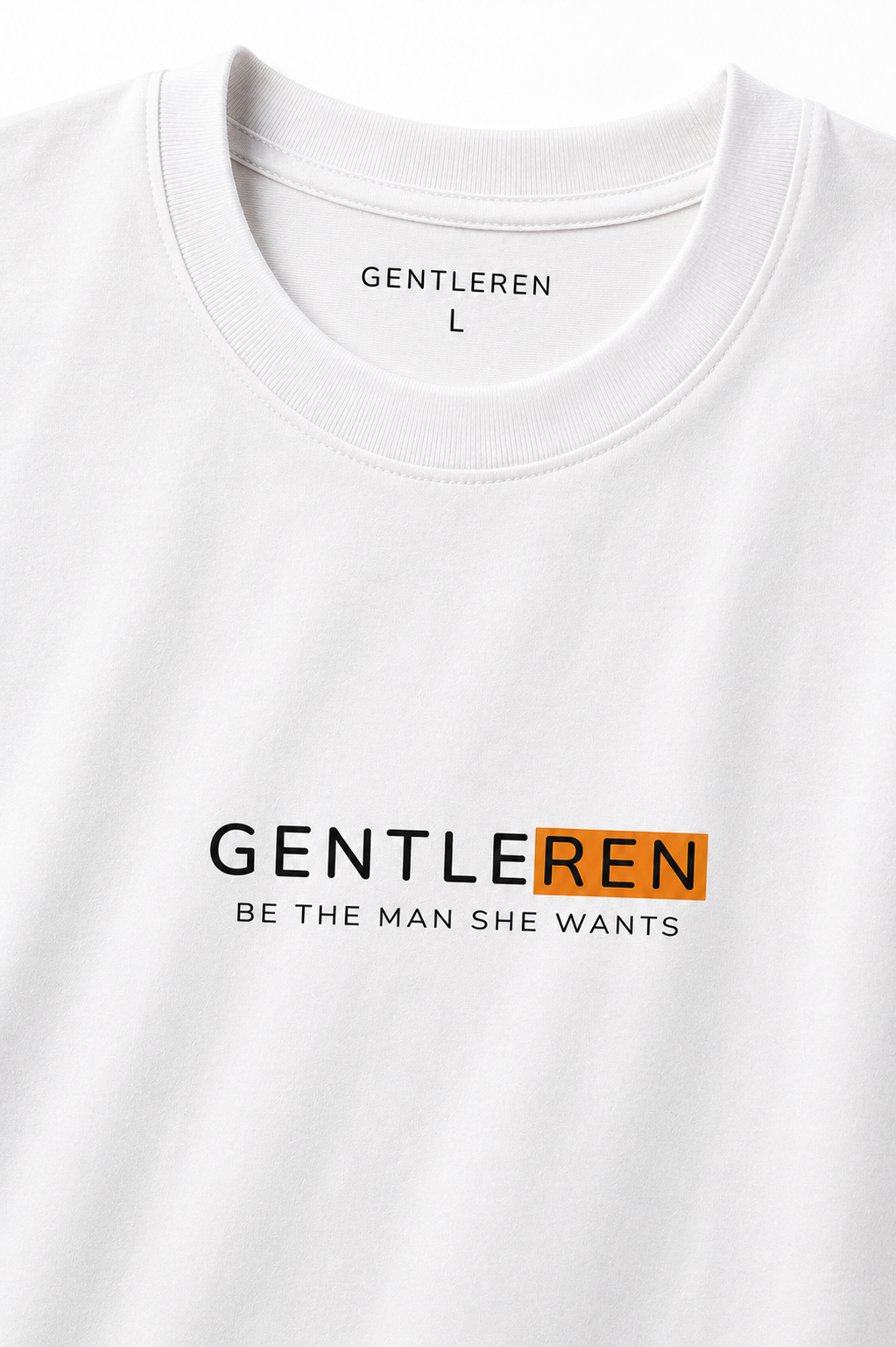 Gentleren Oversize White T-shirt (Cotton)