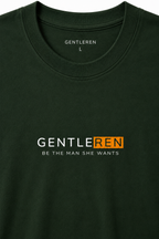 Gentleren Oversize Green T-shirt (Cotton)