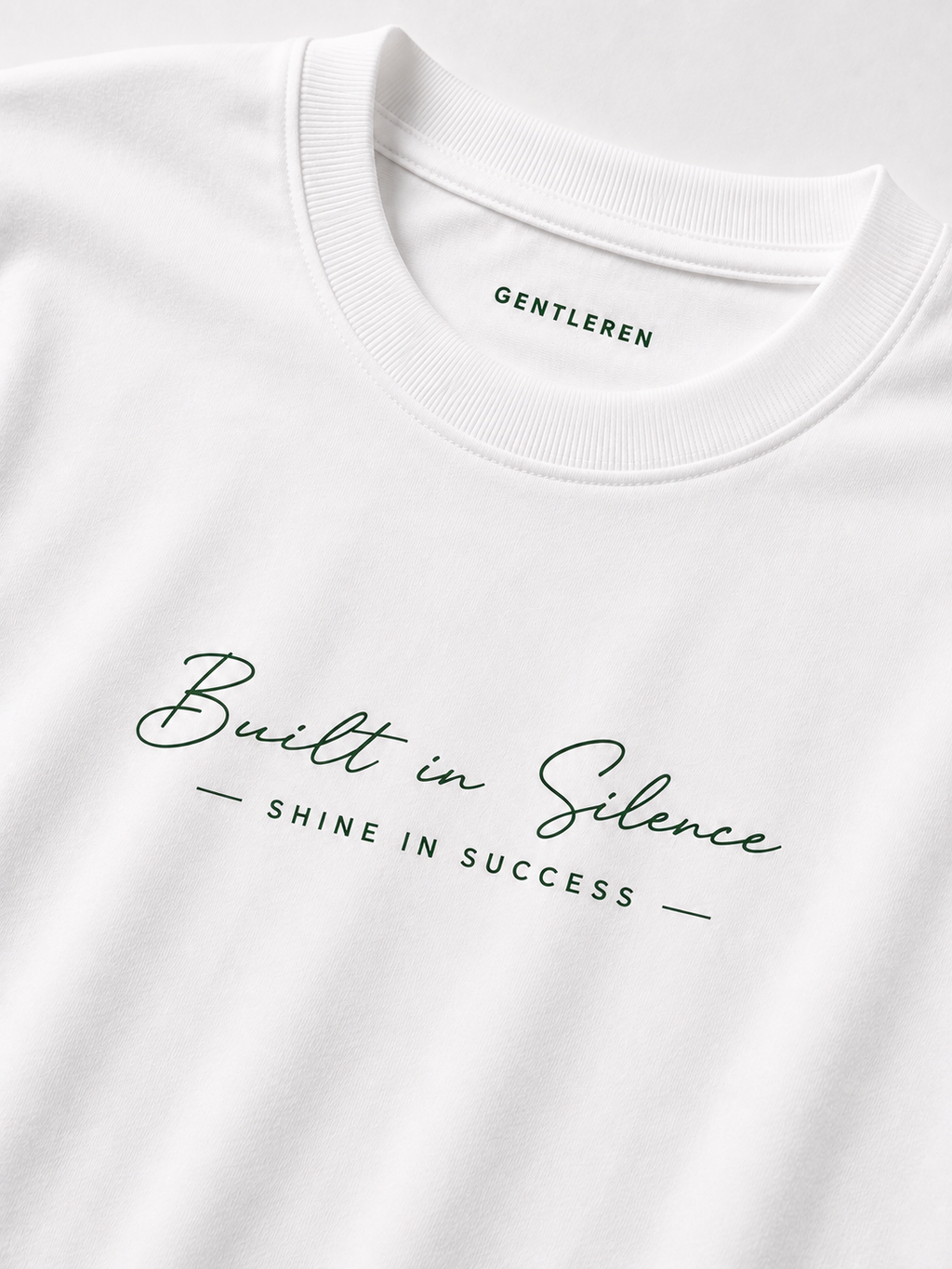 Success Oversize White T-shirts (Cotton)
