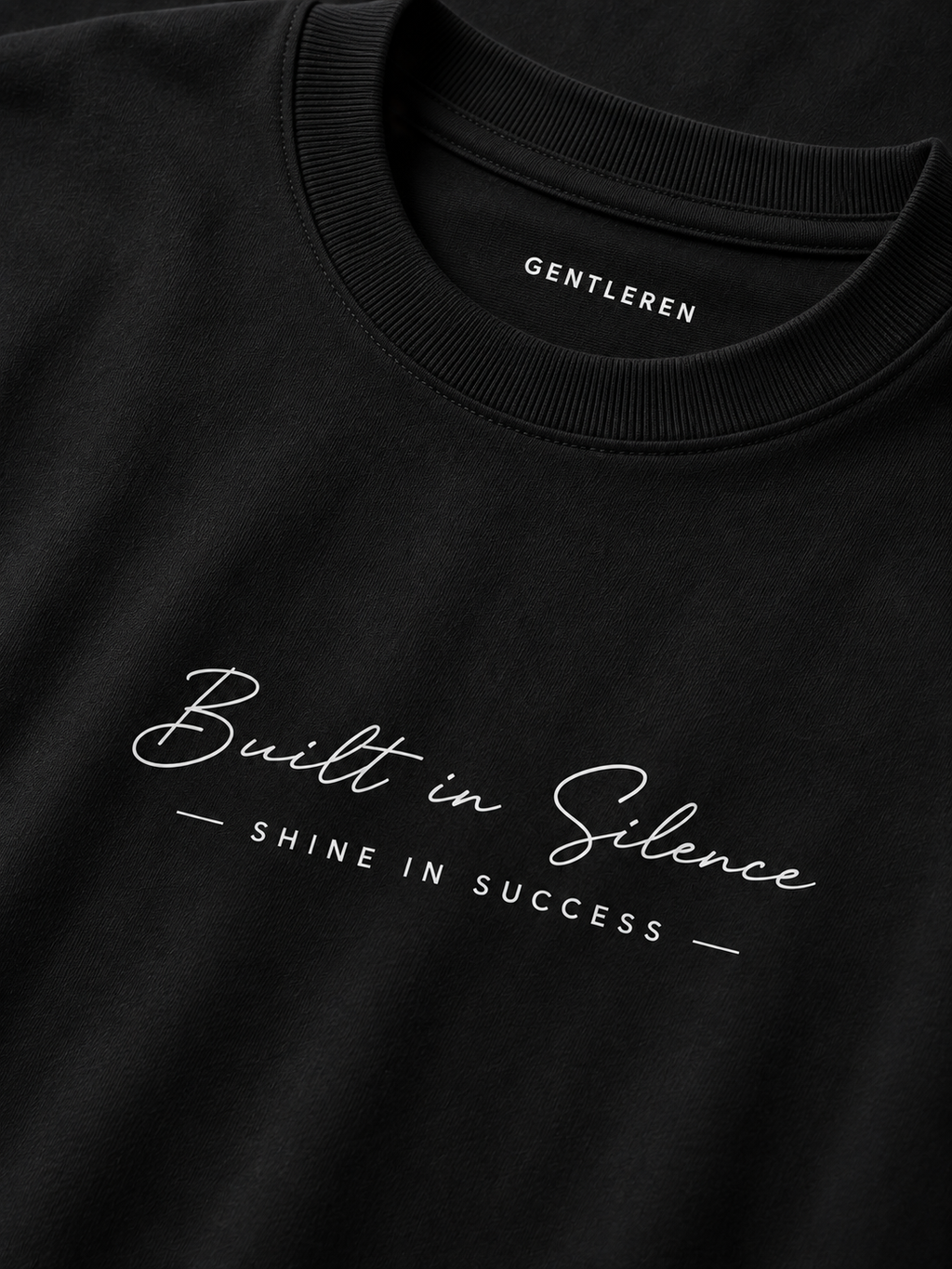 Success Oversize Black T-shirts (Cotton)