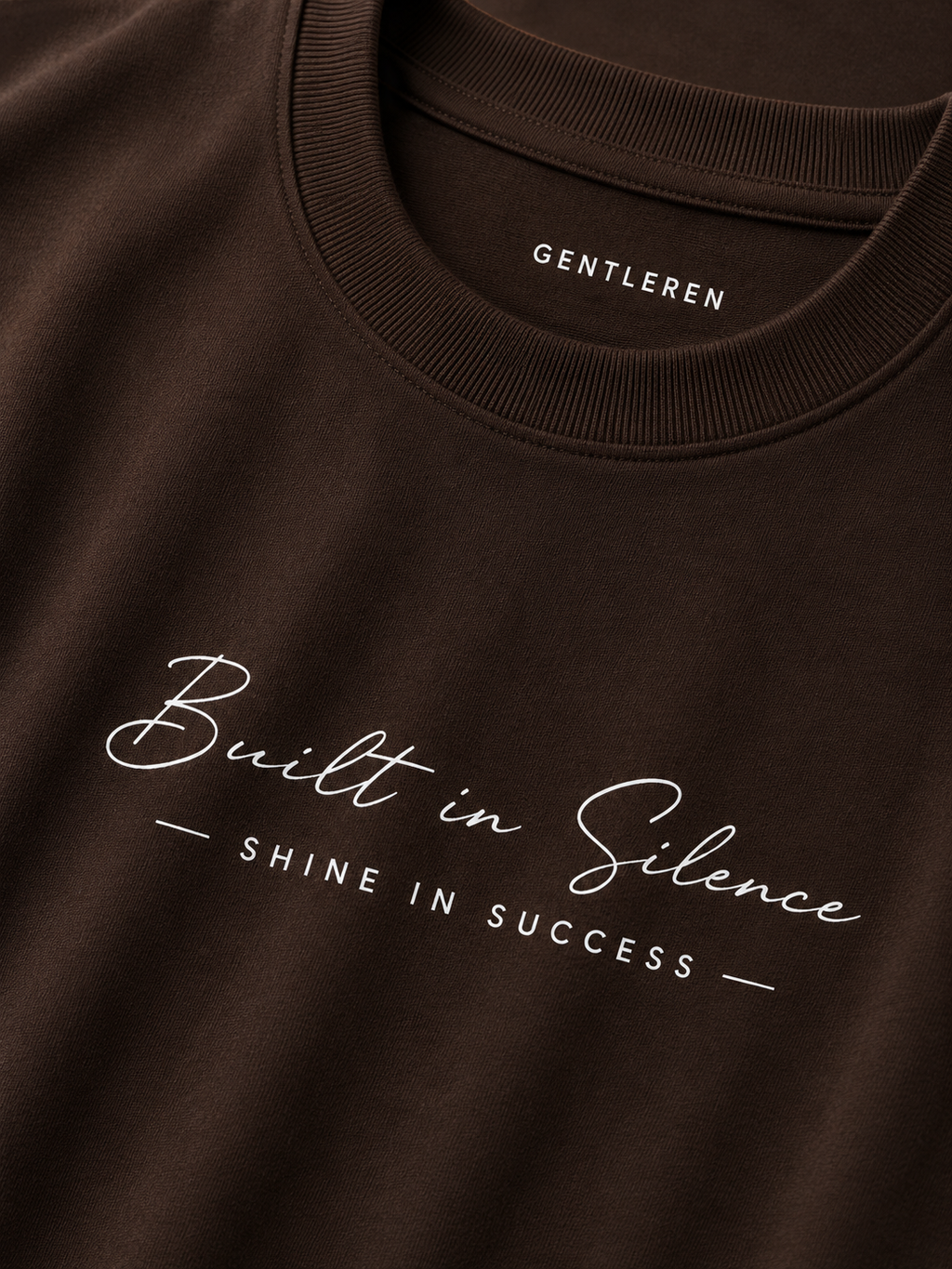 Success Oversize Brown T-shirts (Cotton)